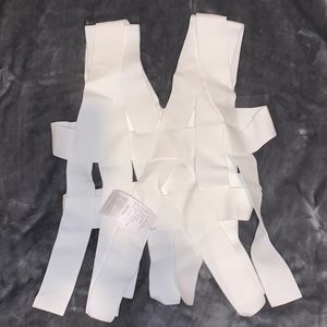 White bandage top size large